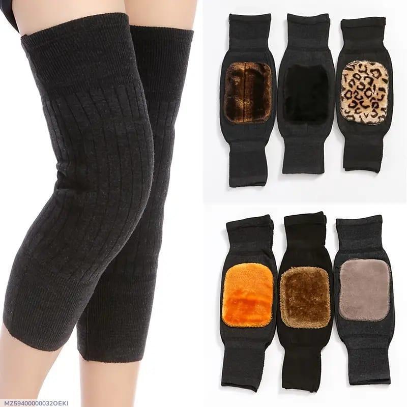Unisex Wool Leg Warmers - 2 Pcs, No Show Length for Daily Comfort