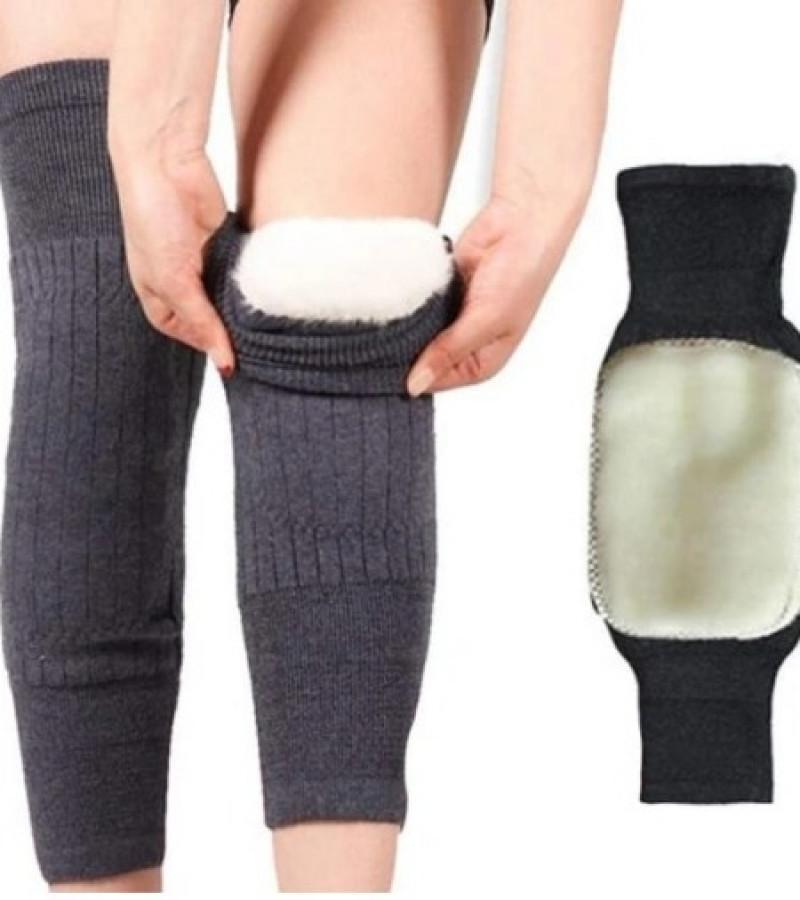 Unisex Wool Leg Warmers - 2 Pcs, No Show Length for Daily Comfort