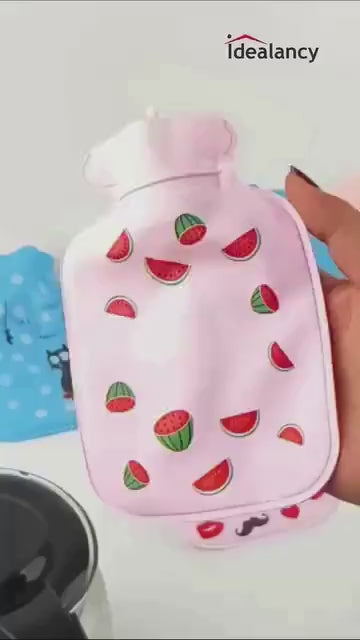 Mini Hot Water Bottle Bags - 4 Pcs