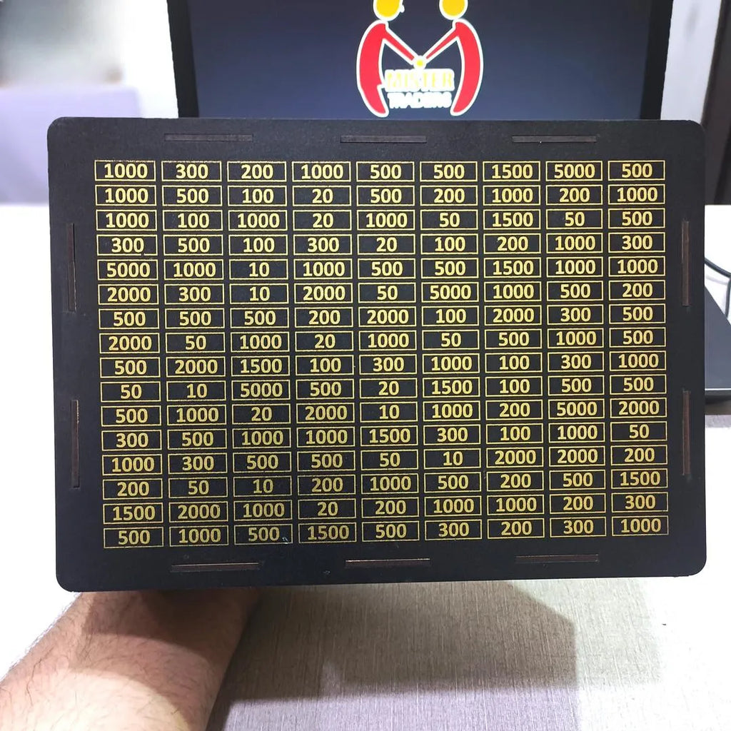 Umrah Saving Box Golden Black I Umrah Box I Umrah Gift Box I Umrah Money Box I 280 Days Plan