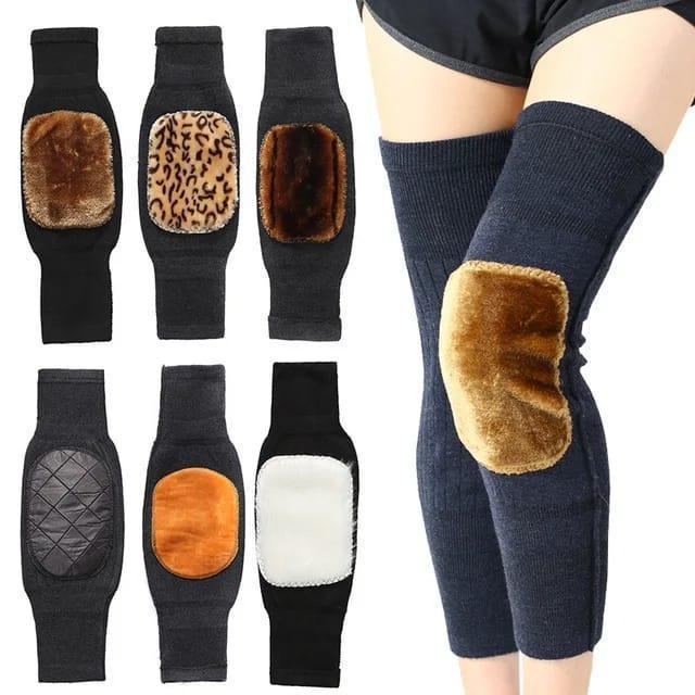 Unisex Wool Leg Warmers - 2 Pcs, No Show Length for Daily Comfort