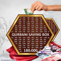 Qurbani Saving Box | Wooden Money Box for Eid-ul-Adha I Saving Box I Saving Money Box I Money Saving Box
